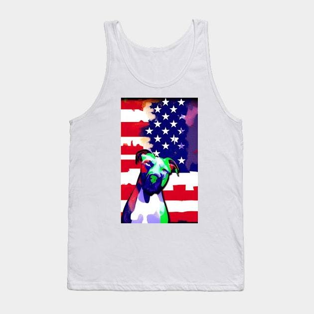 Pitbulls And Stars Tank Top by ShopSunday